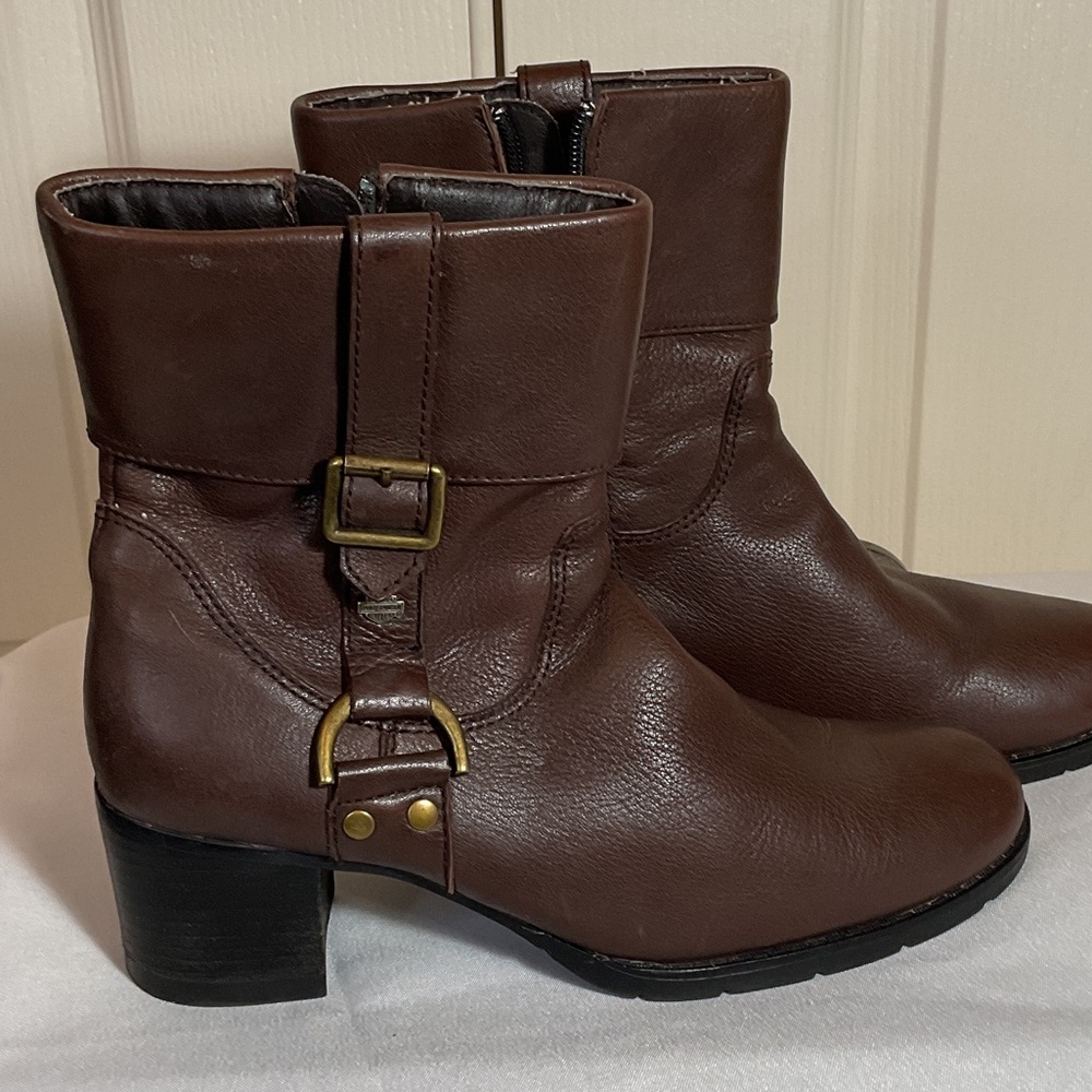 Harley-Davidson Women’s Dark Brown Heeled Boots - Picture 6 of 7